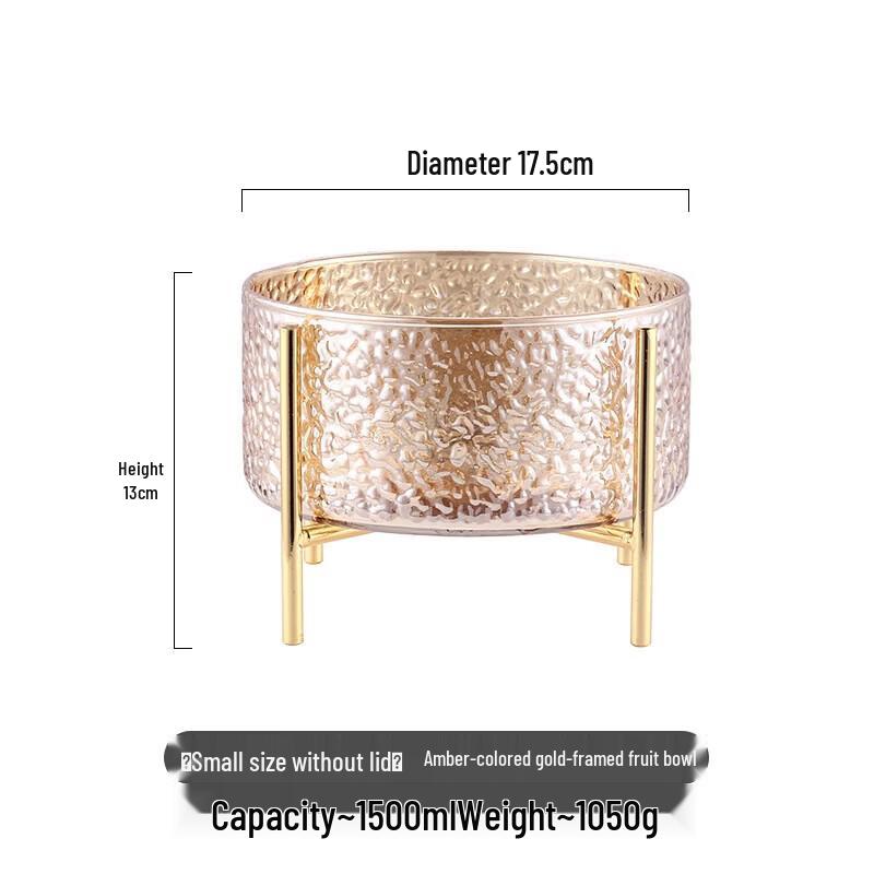 Home Glass Fruit and Candy Plate