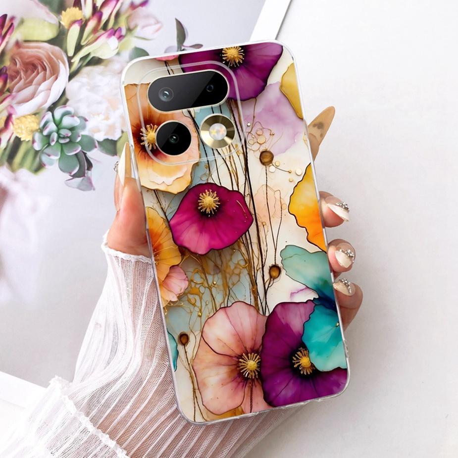 For Realme 16 Pro 5G Case RMX5121 Luxury Flowers Painted Cover Soft Slim Phone Case For Realme 16 Pro Plus Realme16 Pro+ 5G Bags