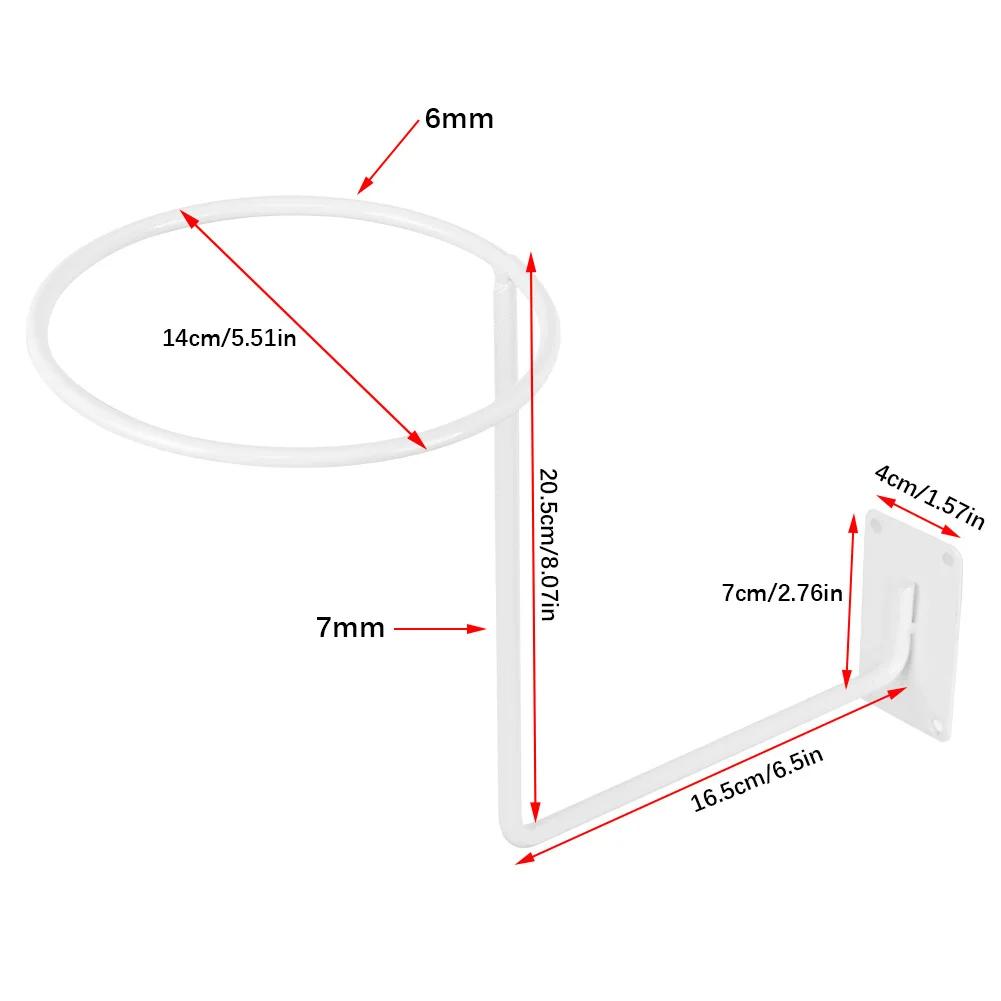 Steel Thickened Motorcycle Helmet Holder Hanger Rack Wall Mounted Hook for Coats Hats Caps Helmet Rack Helmet Accessories