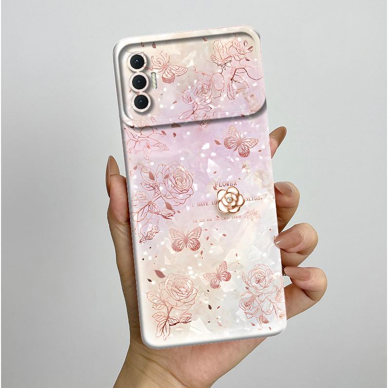 Für Tecno Spark 8P Hülle Mode Ästhetik Schmetterling Blumen Stoßfest Silikon Weiches TPU Handyhülle Spark8P KG7 KG7H KG7n Abdeckung