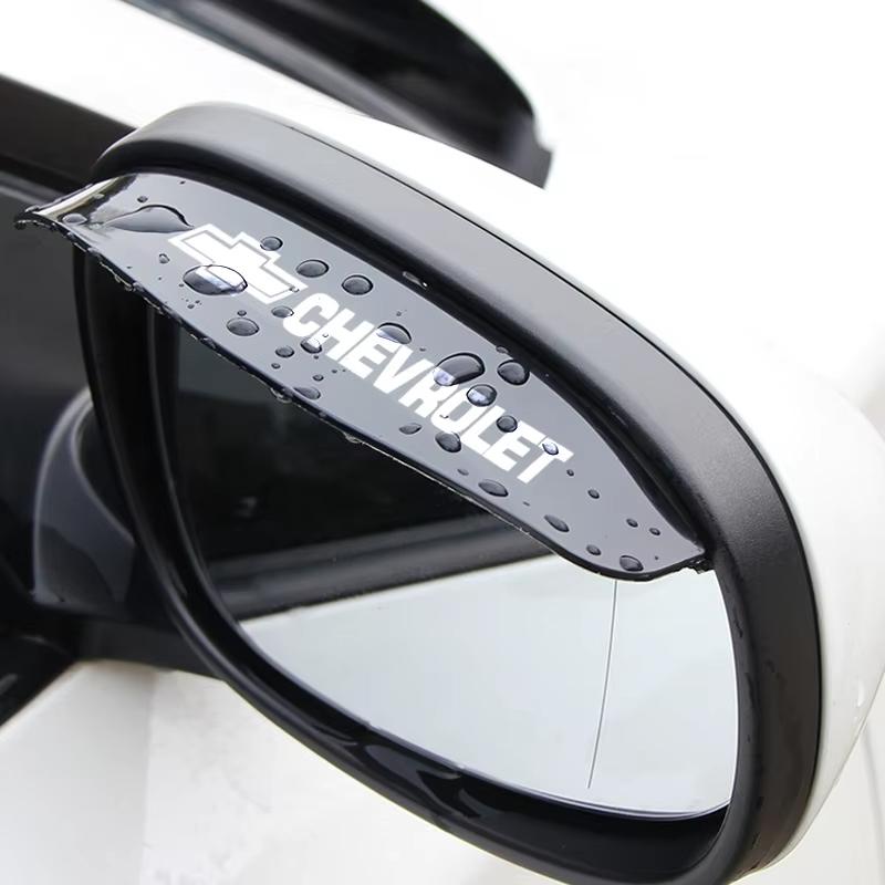 2Pc Car Rear View Side Mirror Rain Board Eyebrow Guard Sun Visor for Chevrolet Captiva Malibu Trax Aveo Colorado Cruze Spark