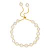 Autumn & Winter French Freshwater Pearl Bracelet: Muffin-Shaped, Luxurious, Exquisite Gift for Girls