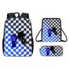 Incredibox Cartoon Pattern Backpack Shoulder Bag Pencil Case Three Set Piece
