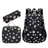 Li Shen Primary Student Daisy Print Large Capacity School Backpack