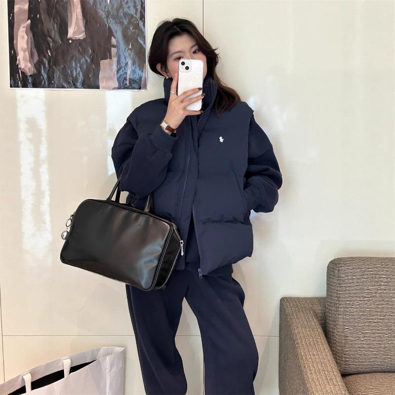 Fashion Versatile Cotton Clothing Vest Women's Winter New Stacked Vest Stand-up Collar Vest Jacket Top Women