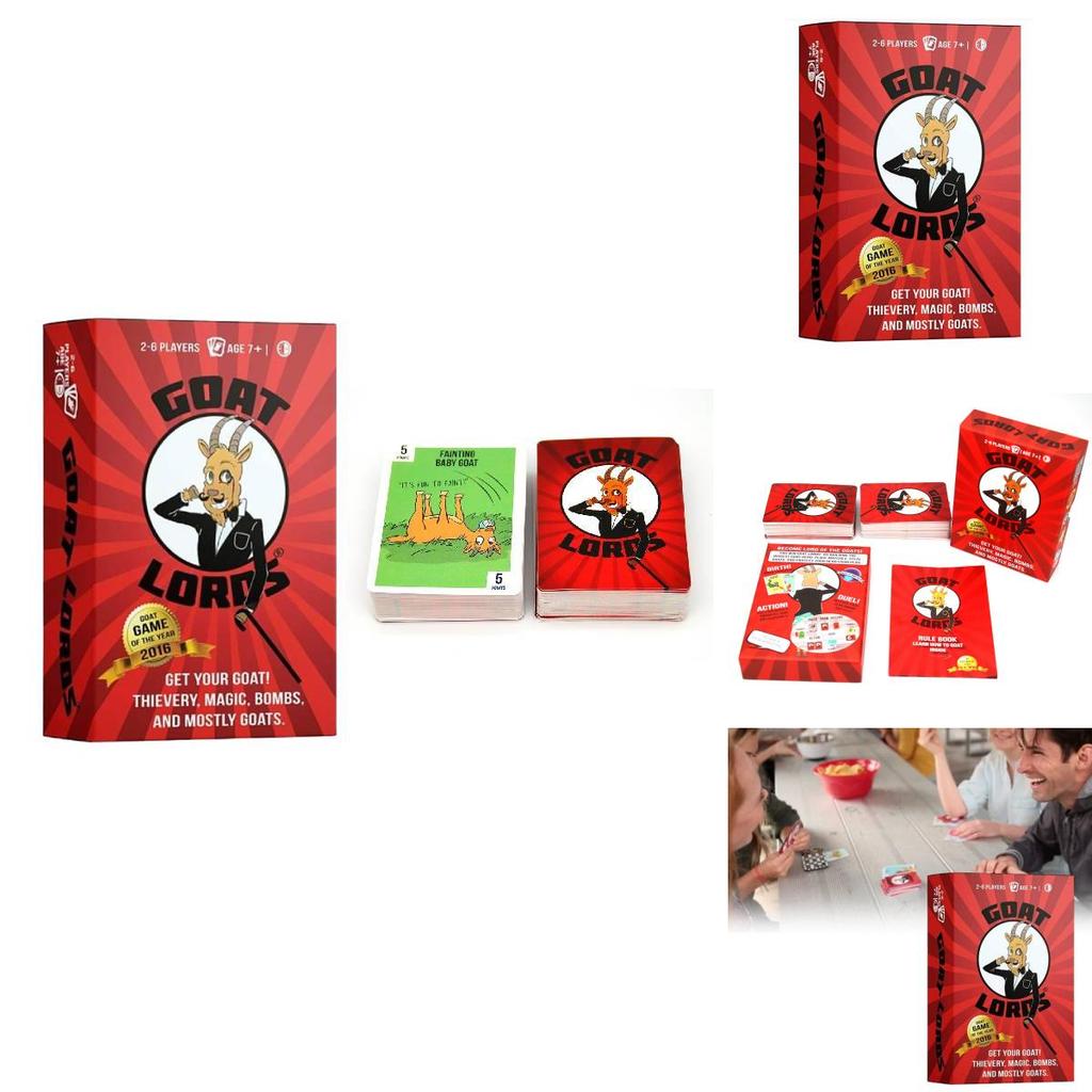 Goat Lords Game Family Fun Card Game With Premium Coated Paper For All Ages