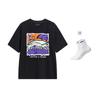 Li-Ning Anything Is Possible Cartoon Graphic T-shirt 'Black' Men's AHST543-2