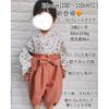 Used Limited 1st Kids Baby Hakama Shichi-Go-San Celebration Handmade Flower 100 110