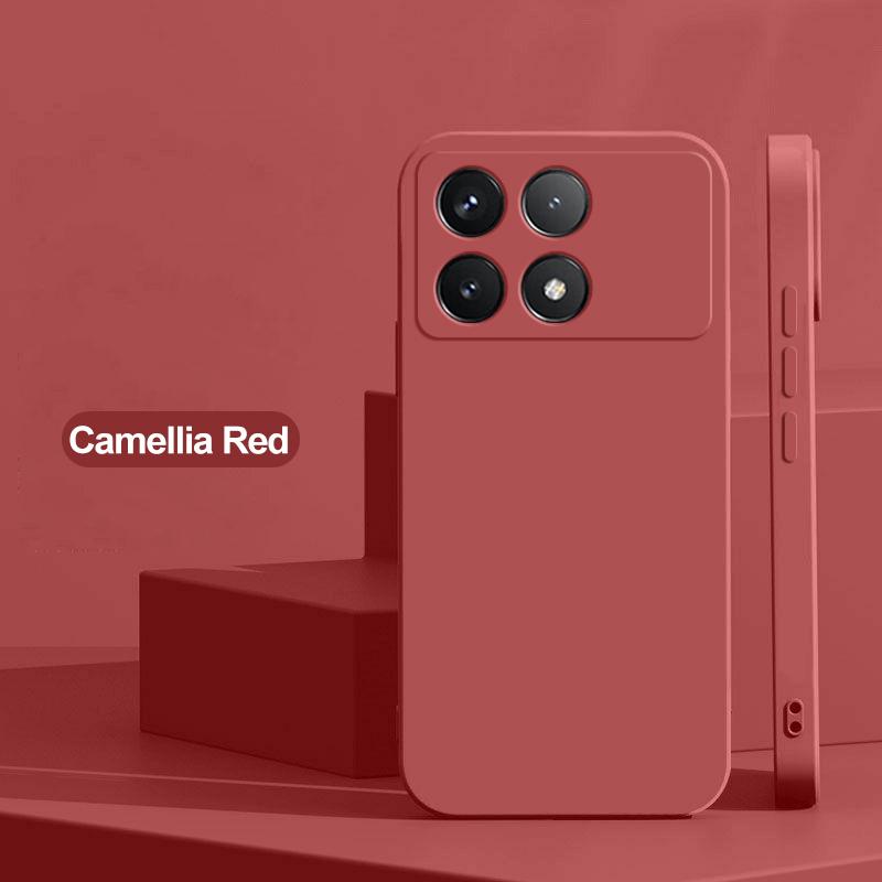 

Для Poco X6 Pro Чехол квадратный жидкий силиконовый чехол для телефона Xiaomi Poco X6 Pro Poco X 6 Pro X6Pro Pocox6 Pro 5G противоударный мягкий чехол For Poco X6 5G