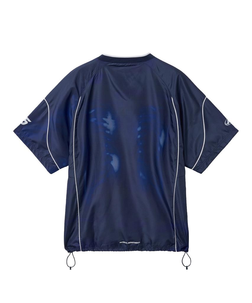 PHYPS MOTORCYCLE Nylon X-Ray Racing Short Sleeve Blue