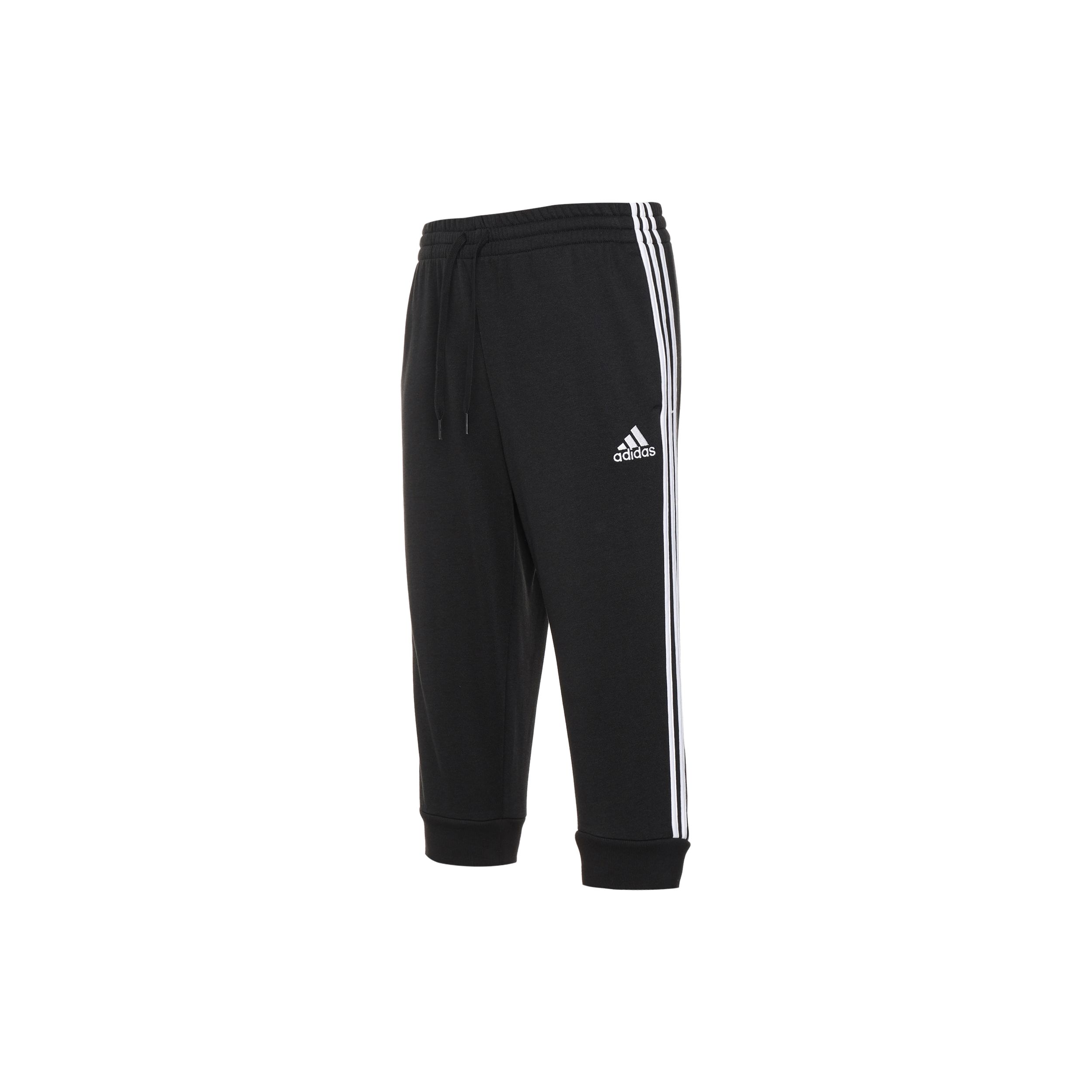 

Мужские спортивные штаны Adidas Essential с 3 полосками и манжетами 3/4, черные GK8987 M