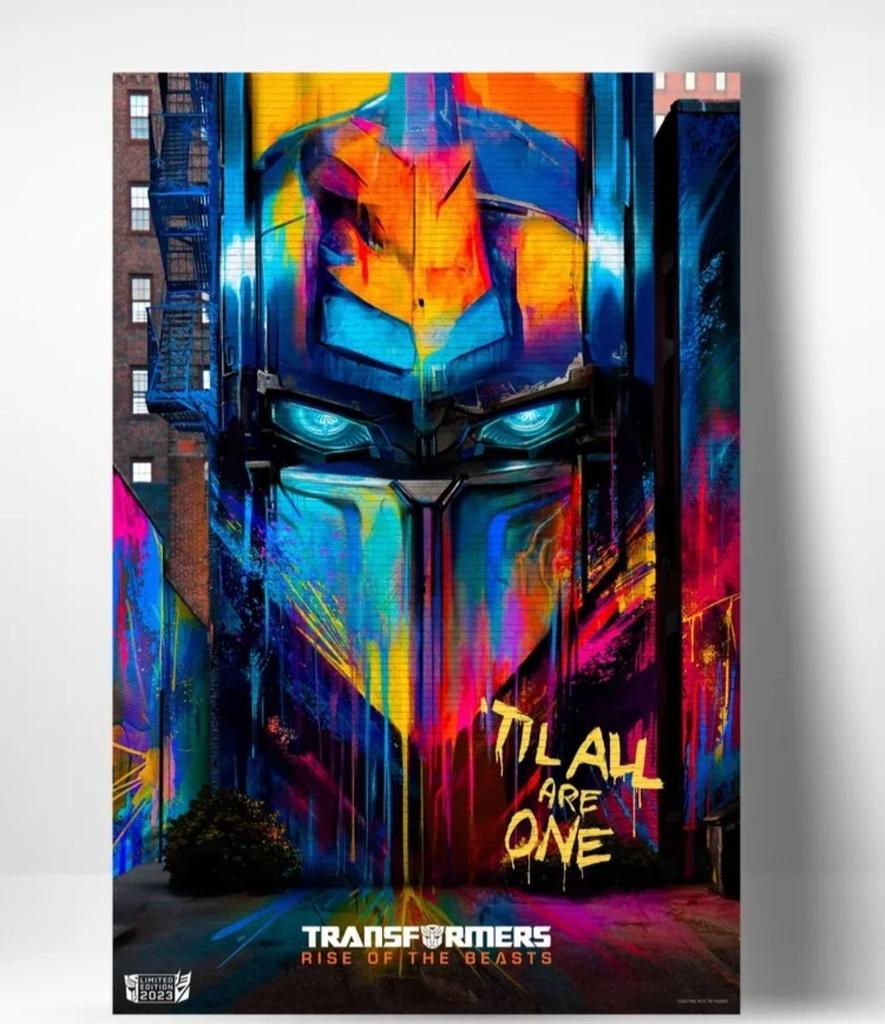 Transformers Rise of the Beasts Metal Poster, Movie Wall Art 20x30cm