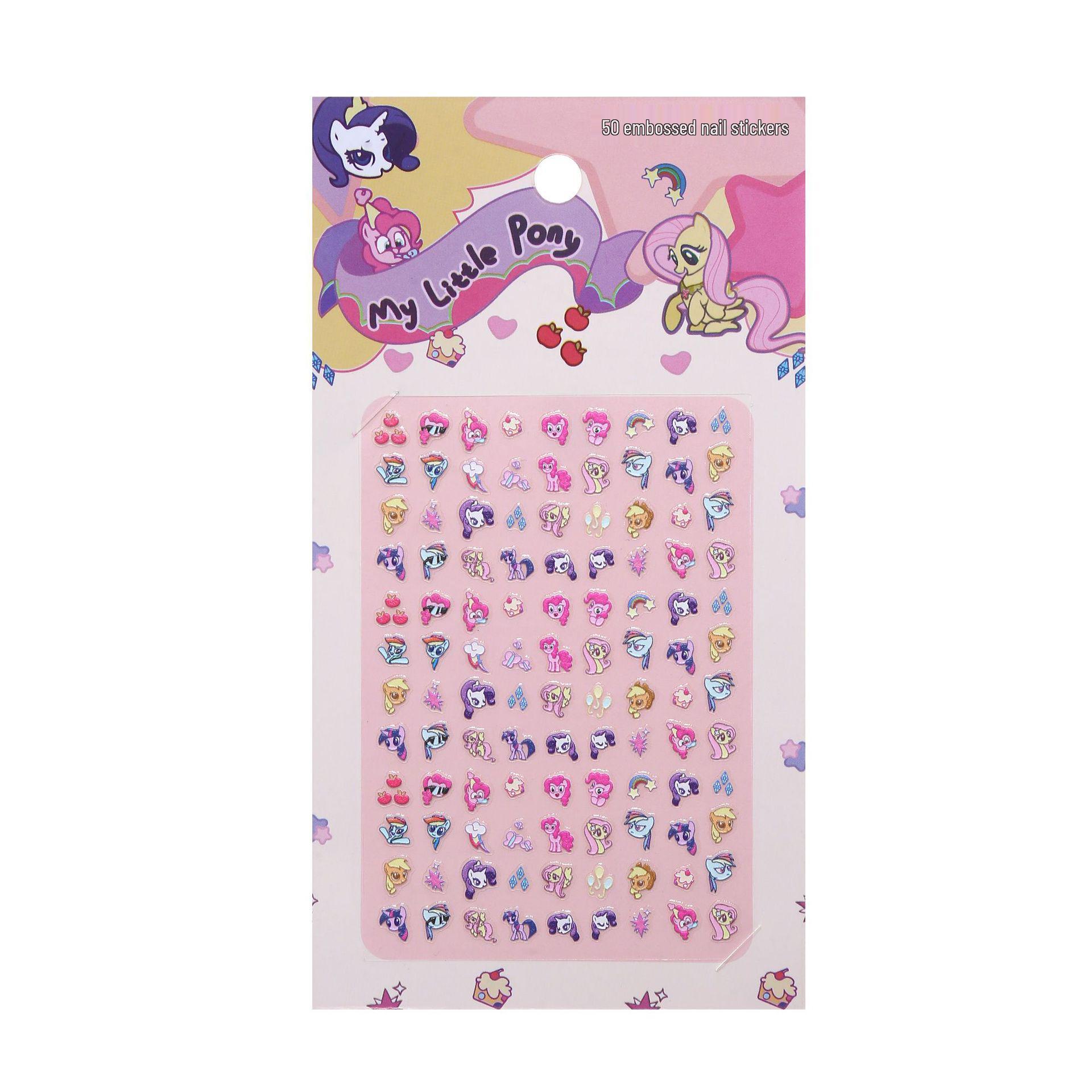 5D Luminous Children s Cartoon Nail Stickers - Cute DIY Nail Art for Girls