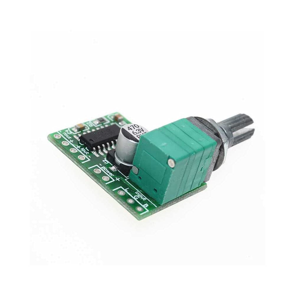 5pcs Mini PAM8403 DC 5V 2 Channel USB Digital Power Amplifier Board Module 2 * 3W Volume Control with Potentionmeter