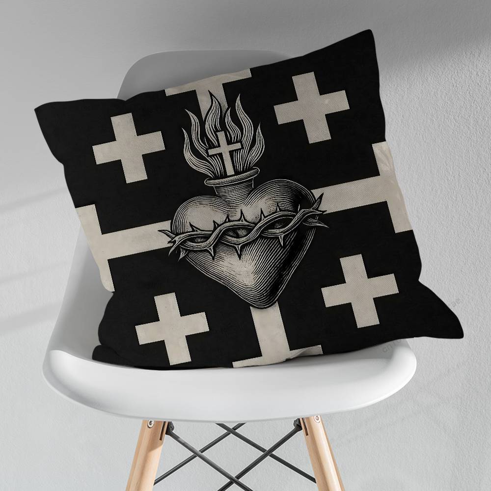 Bible Jesus Belief Various Sizes Square Pillow Case For Car Home Bedchamber Decor Birthday Gift
