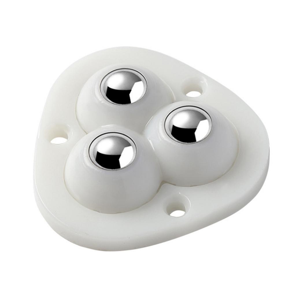 Mini Swivel Casters Wheels Self Adhesive Universal Wheels 360 Degree Rotatable Steel Bead Pulley Storage Box Roller