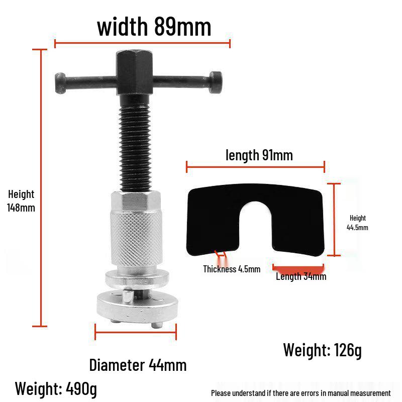 3-Piece Brake Cylinder and Pad Adjustment Tool Kit