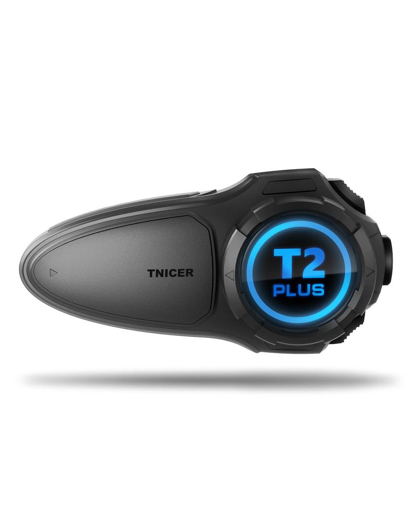 2025 Upgraded TNICER T2PLUS Motorcycle Supports Simultaneous Mesh Bluetooth Supports Music and 1500m Communication Dedicated Music FM Custom Magnetic