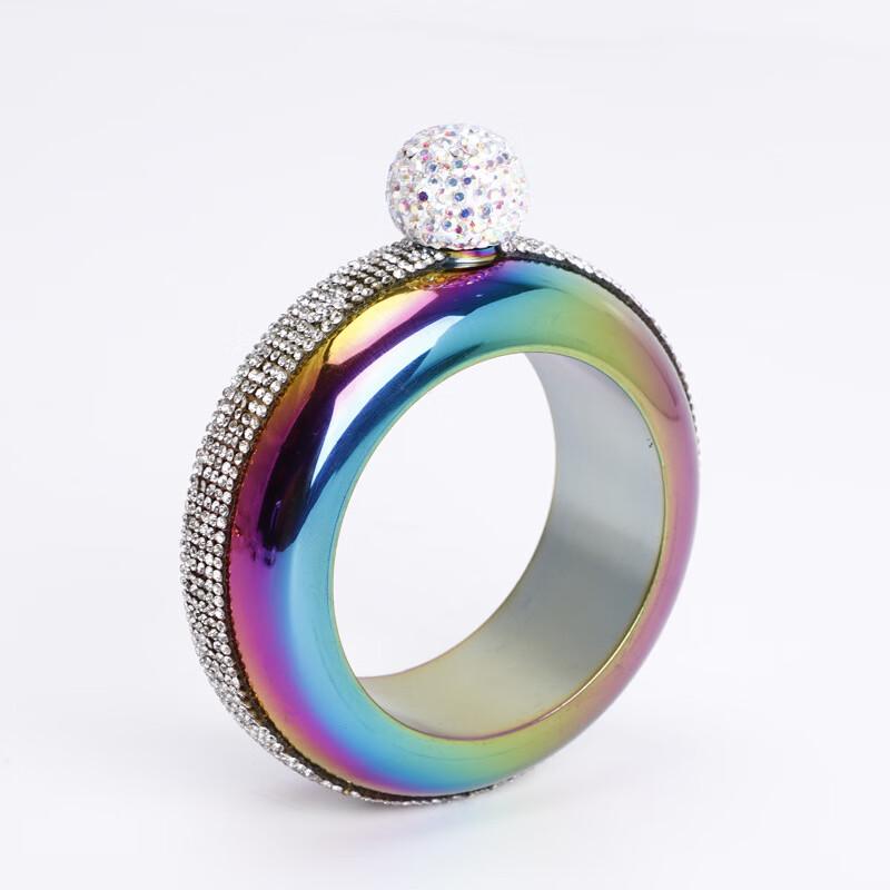 Rhinestone Stainless Steel Bracelet Flask
