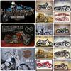 Vintage Motorcycle Metal Tin Signs Decor Wall Art Coffee Bar Vintage Metal Tin Sign Office Home Toilet Signs Wall Decor Pictures