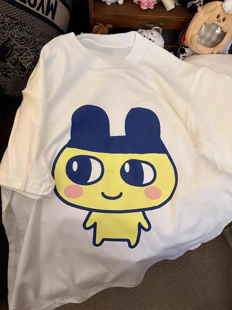 Japanese Women's Men's Kids Electronic Pet T-shirt Cute Cartoon Pattern T-shirt Korean Harajuku T-shirt Y2K Clothing Graphic Y2K