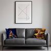 Genshin Chiori Pillow Covers Cartoon Sofa Decorative Home Double-sided Printing Short Plush Cute Cushion Cover
