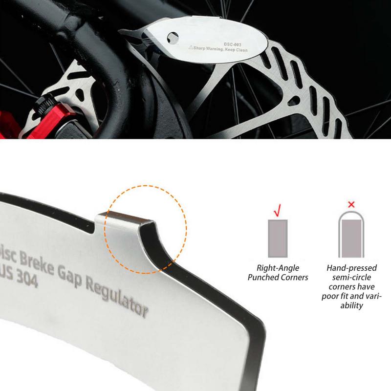 Stainless Steel Bicycle Hydraulic Disc Brake/ Line Disc Brake Caliper Adjusting Tool Disc Brake Center Tool