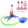 Kids Air Rocket Launcher Toy Outdoor Foot Pump Stomp Game with 3 Foam Rockets for Boys Girls