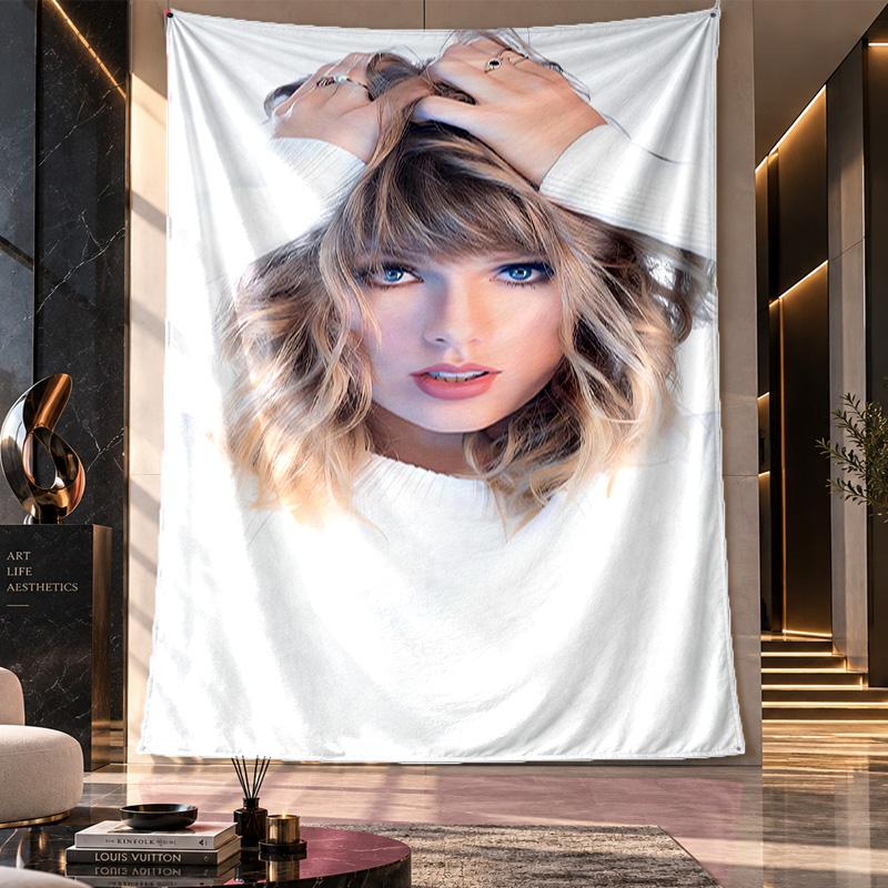 Wall Hanging Tapestry,Taylor Swift Printed Fabric Backdrop For Dorm Room Party Decoration