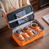 Travel Tea Set Portable Outdoor Camping Tea Set Full Set of Teapots and Cups A Complete Set of Kung Fu Tea Set