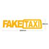 Divertente FALSO TAXI Auto Auto Adesivo FakeTaxi Decalcomania Dell'emblema Vinile Adesivo Universale Per BMW Ford Toyota VW Honda Kia Opel Kia