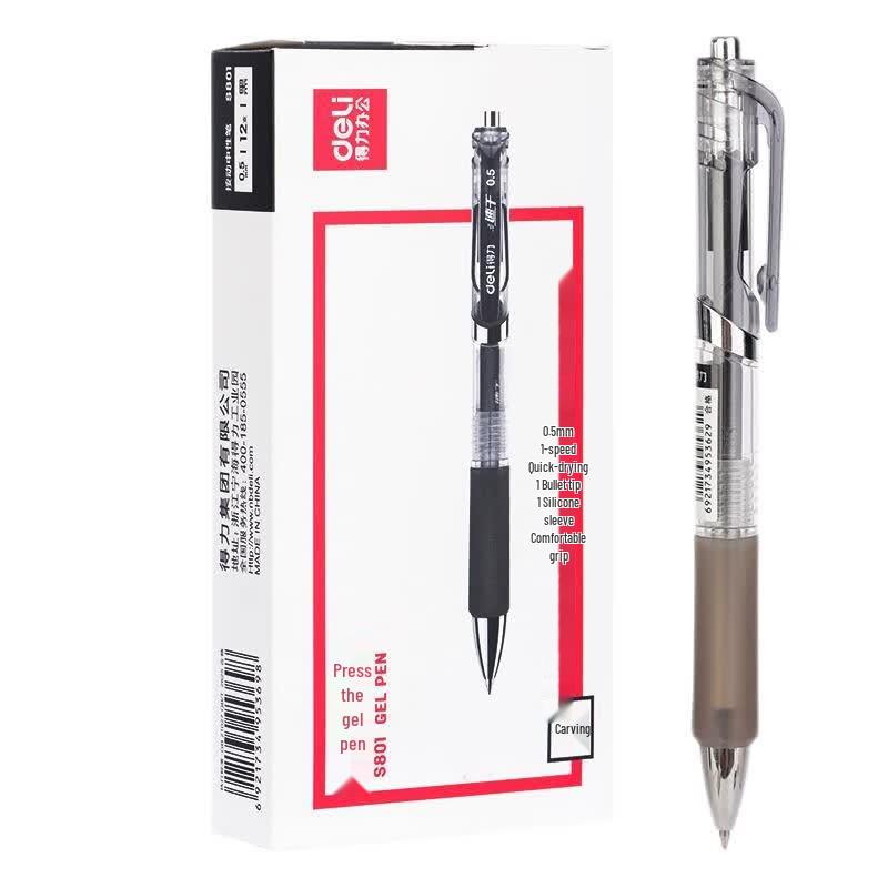 Deli S801 Quick-Drying Gel Pen