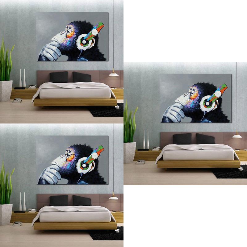 Premium Quality Oil Painting Gorilla On Canvas For Elegant Animal Art Home Decor