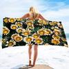 Boho Blume Mikrofaser Sandfreies Strandtuch Dünn Schnelltrocknend Super Saugfähig Übergröße Groß Leichtgewichtige Handtücher Ultra Saugfähig
