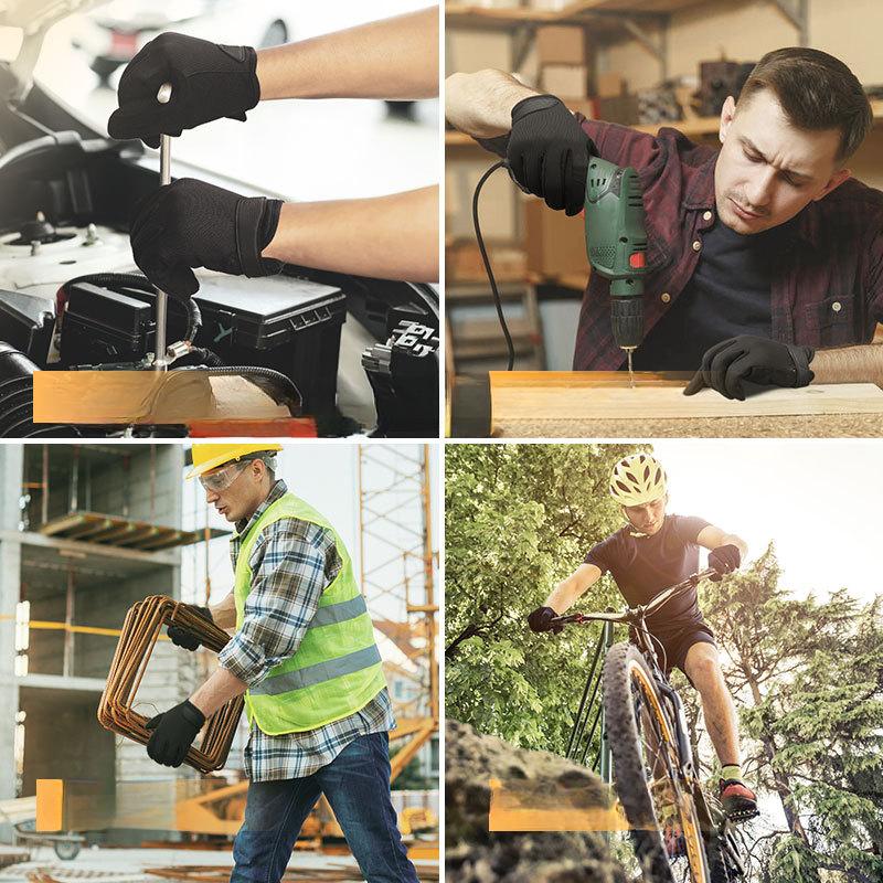 Touch Screen Garden Gloves Microfiber Non Slip Wear Resistant Spring and Summer Gardening Planting and Trimming Garden Protective Gloves