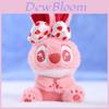 Cotton Candy Stitch Pals Keychain Plush Toy With Bow Decoration For Girls Bag Accessory