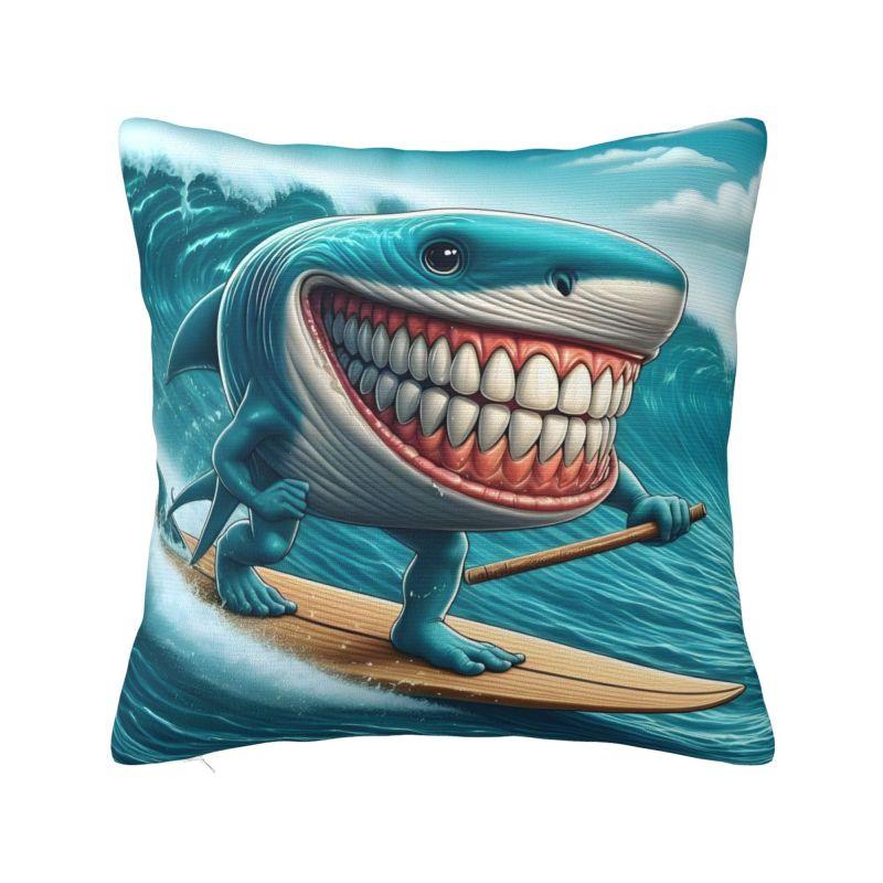 Custom Nordic Funny Disney Finding Nemo Shark Sofa Cushion Cover Soft Anime Kawaii Cartoon Throw Pillow Case Decoration 12x12Inch