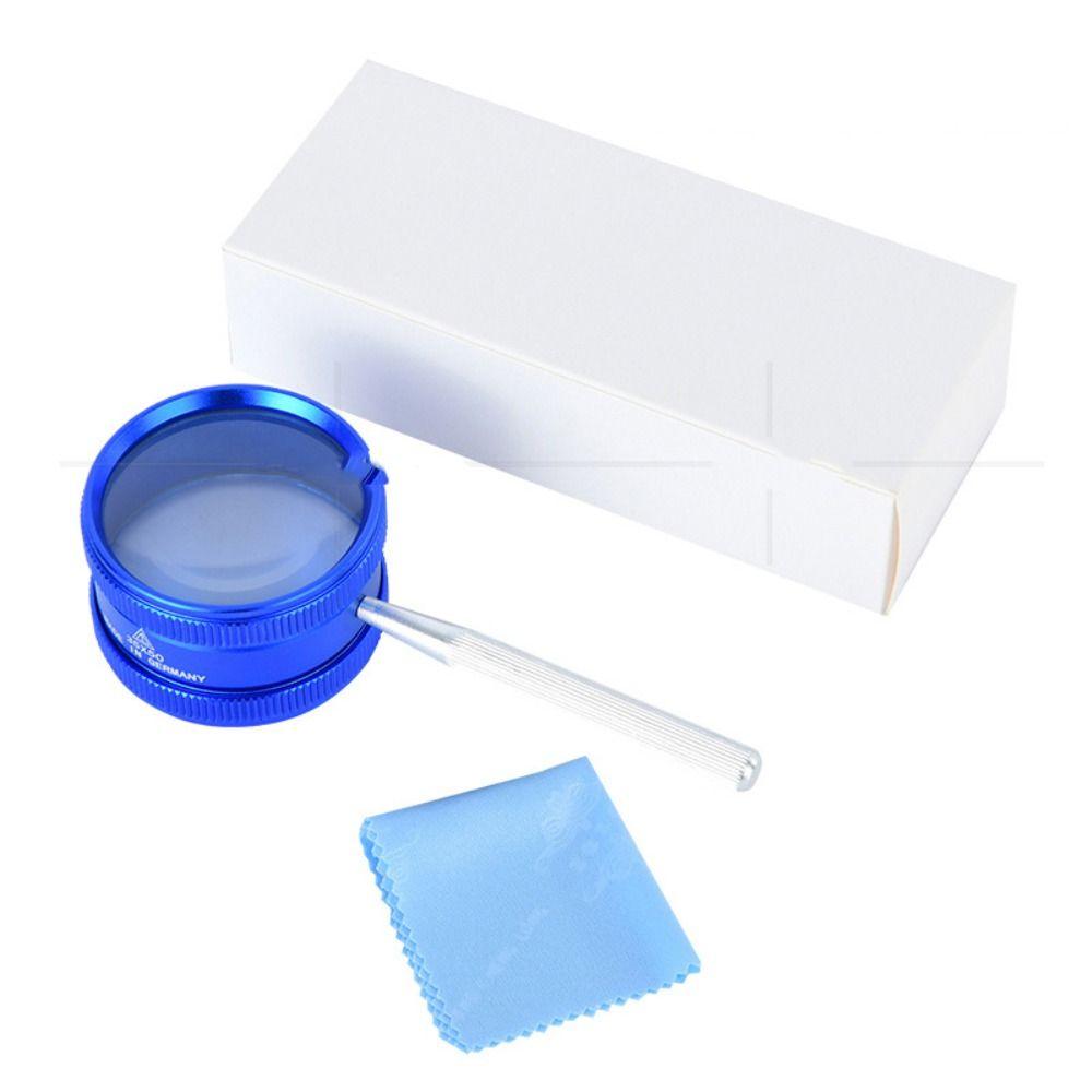 Handheld Magnifying Glass Eye-Loupe Reading Optical Lens Portable Handheld Magnifier  Gems