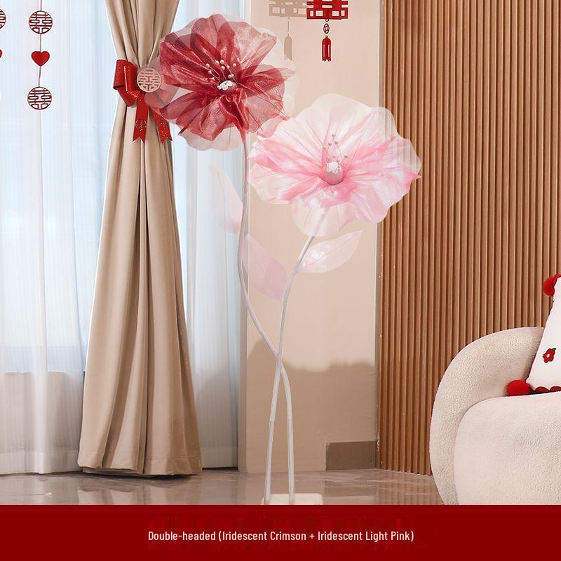 Gauze Flower Wedding Aisle Runner and Room Decoration