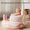 Cartoon Baby Inflatable Sofa: Portable, Anti-Fall, PVC Learning Seat