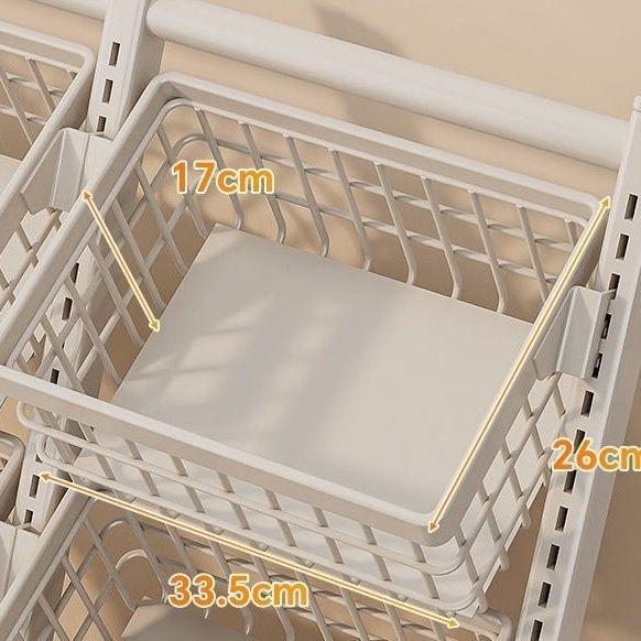 Multifunctional Storage Rack: Kitchen Vegetable, Snack, and Fruit Basket with Multi-layered, Partitioned Design for Living Room or Bedroom.
