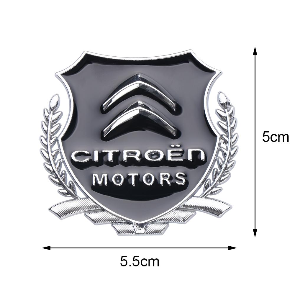 Metalowe Naklejki na Karoserię Samochodową Stylizacja Kłosy Zboża Emblemat Akcesoria Dekoracyjne do Samochodu Dla Citroen C4 C3 C5 C1 C2 Berlingo Celysee Cactus