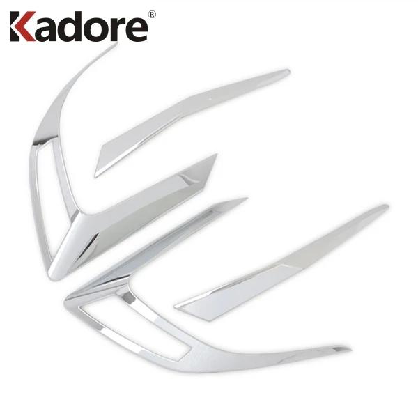 For Honda Civic 2016 2017 2018    Sedan Carbon Car Rear Tail Light Lamp Cover Trim Taillight Frame Trims Accessories ABS Chrome