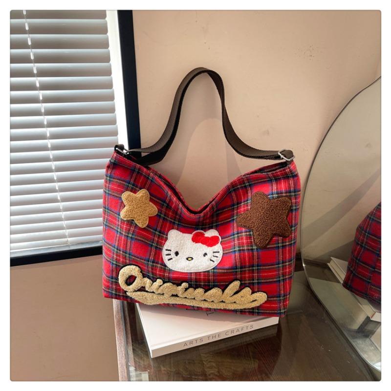 

New cute niche versatile backpack new college style large capacity messenger bag retro shoulder bag One size