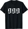 Urban Empyre 999 T-Shirt - Unisex Adults & Kids, Black, Small, Short Sleeve, Cotton 80% Polyester 20%