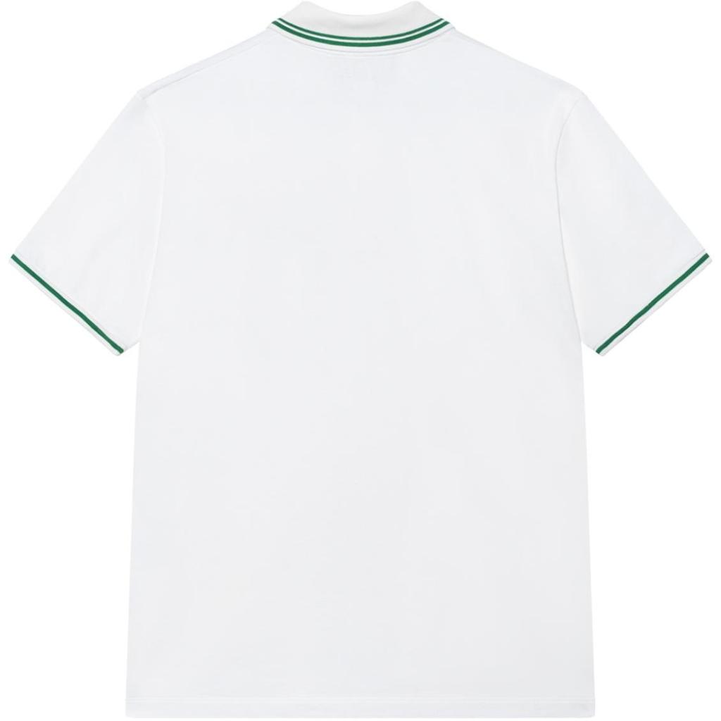 Gucci-Embellished Webbing And Interlocking GG Cotton Short-Sleeved Polo Shirt For Men White Men's 628339-XJCQR-9061