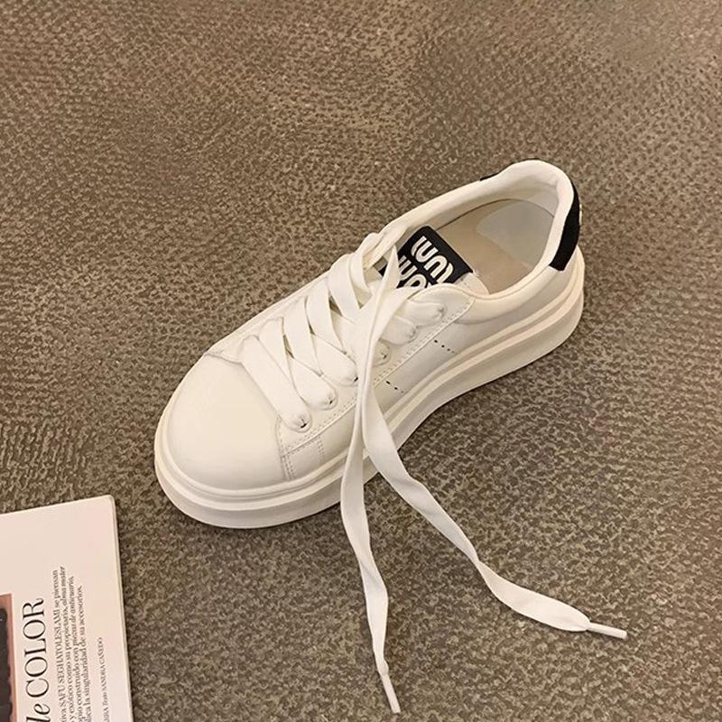 

Виноградная студия motherlee классические круглого носка толстая подошва увеличивающие рост шнуровка маленькие белые туфли студенческий стиль универсальные кеды женские летние 40