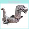 Large Inflatable Dinosaur Pool Float Raft For Adults With Thickened Pvc Construction
