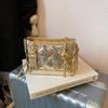 Eimertasche Damen Sommer neu modische Kette Streiftasche modisch modisch Umhängetasche Tasche
