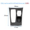 Left Hand Driver Cars Center Console Shift Trim Gear Shifter Cover Panel For BMW X5 X6 E70 E71 E72 2007-2013 51166954947